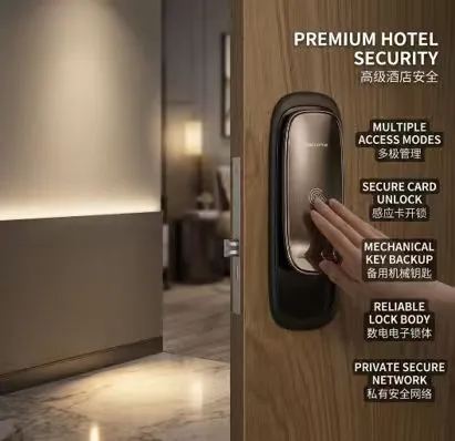 Hotel room number signage with service indicators